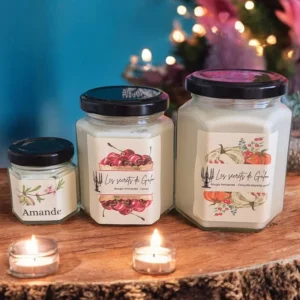Bougie parfumée noix de macadamia